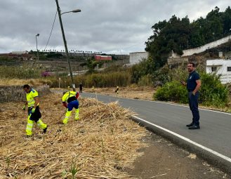 Dispositivo de limpieza previo a las Fiestas de San Lorenzo