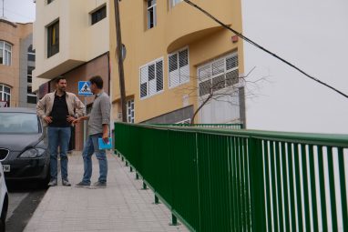 El Ayuntamiento realiza una veintena de actuaciones de mejoras en las infraestructuras de Lomo Apolinario 2