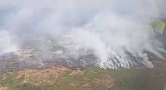 Extinguido incendio en Chandrexa de Queixa (Ourense) que ha afectado a 53,7 hectáreas