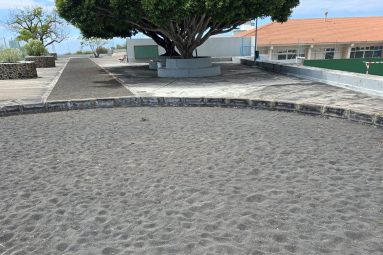 FOTO. Imagen del terrero del CEIP El Roque, en Los Llanos de Aridane