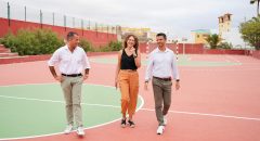 FOTO. Visita a las instalaciones deportivas del IES Guillermina Brito, en Gran Canaria (2)