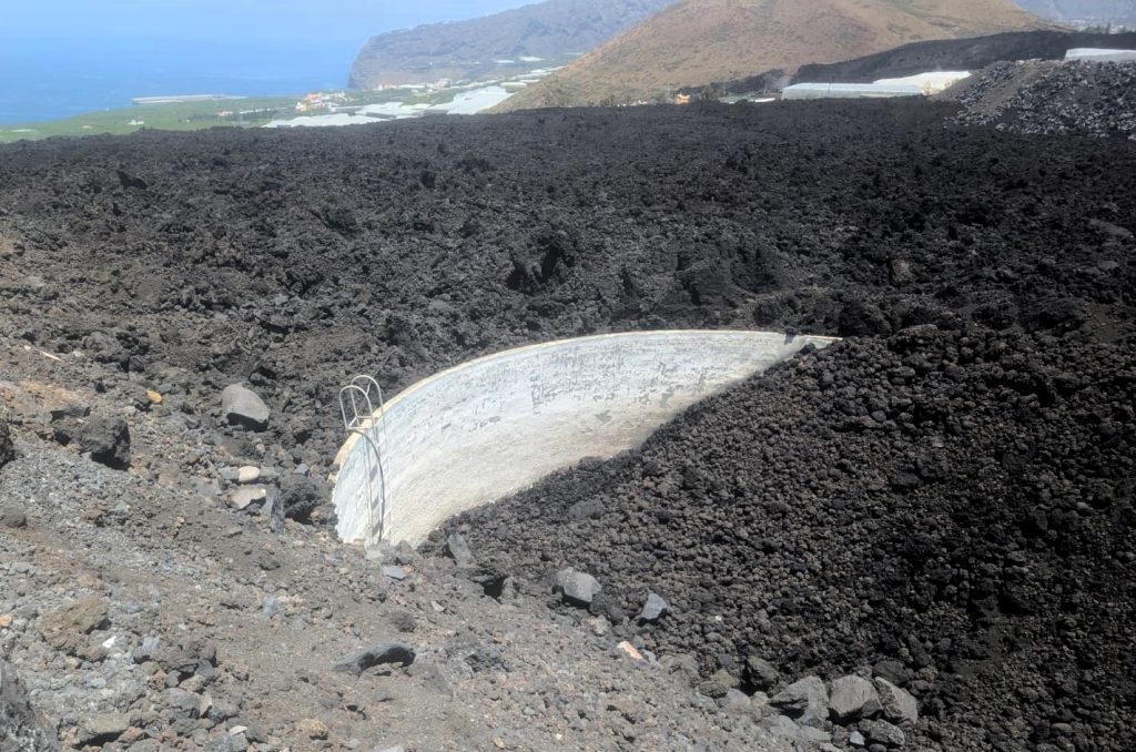 Fincas agrarias sepultadas por la lava del volcán en 2021 (1)