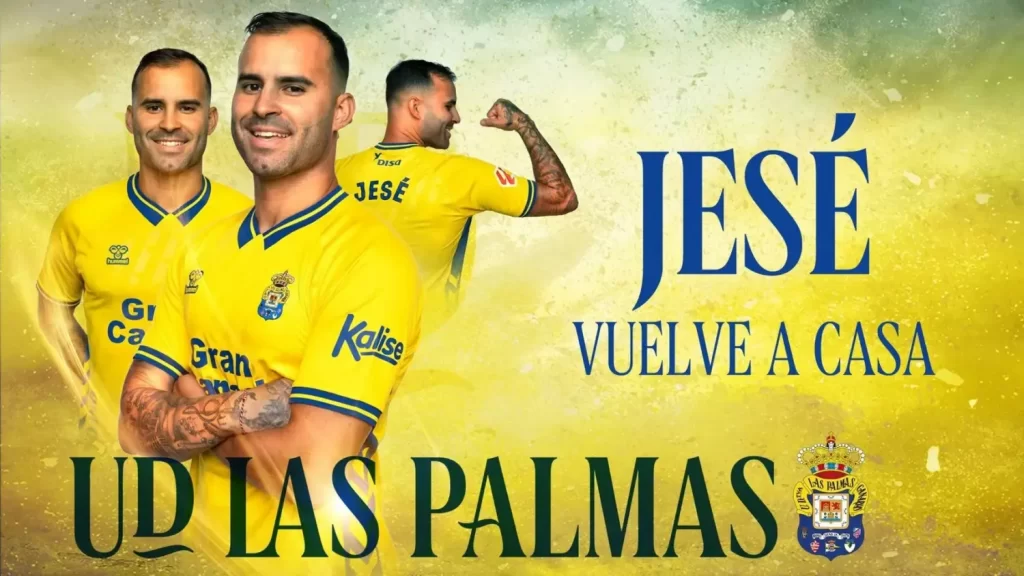 La UD Las Palmas ficha al delantero grancanario Jesé Rodríguez por una temporada