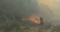 Despliegue de 101 militares y 47 medios de la UME en el incendio del sur de Ávila