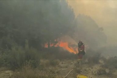 Despliegue de 101 militares y 47 medios de la UME en el incendio del sur de Ávila