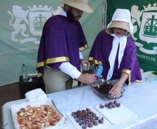 Los venezolanos de Barinas preparando la degustación