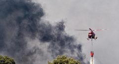 Medios de la UME se incorporan al incendio del Barranco de las Cinco Villas (Ávila)