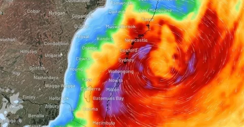 Miles de casas sin luz y más de 140 vuelos cancelados por un temporal que golpea Sídney