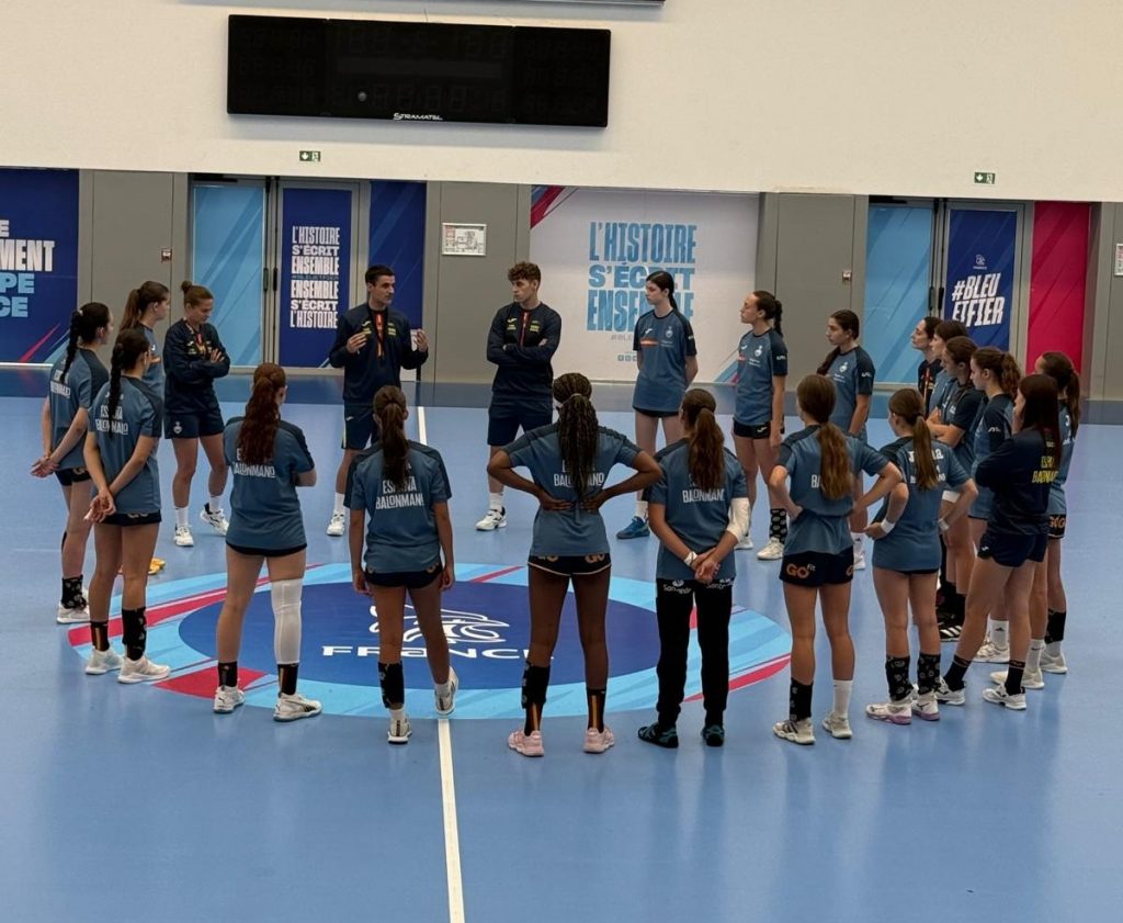 Mrtha Padrón con la selección española (2)