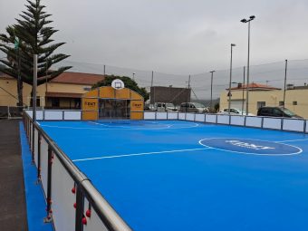 Pista multideporte en La Laguna