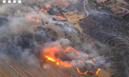 Primer gran incendio forestal del año deja 2 muertos y 5.000 hectáreas quemadas en Lérida