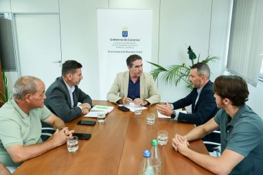 Reunión mantenida entre ayuntamiento, viceconsejería y asociacion canario marroquí