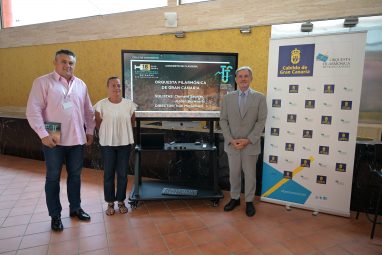 Sebastián Gil, Esther Delgado y Pedro Justo Brito