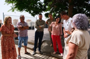 Visita de la alcaldesa, Carolina Darias, al barrio de San José