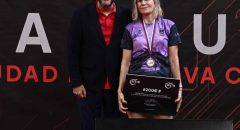 María Vintila, homenajeada por la RFETM