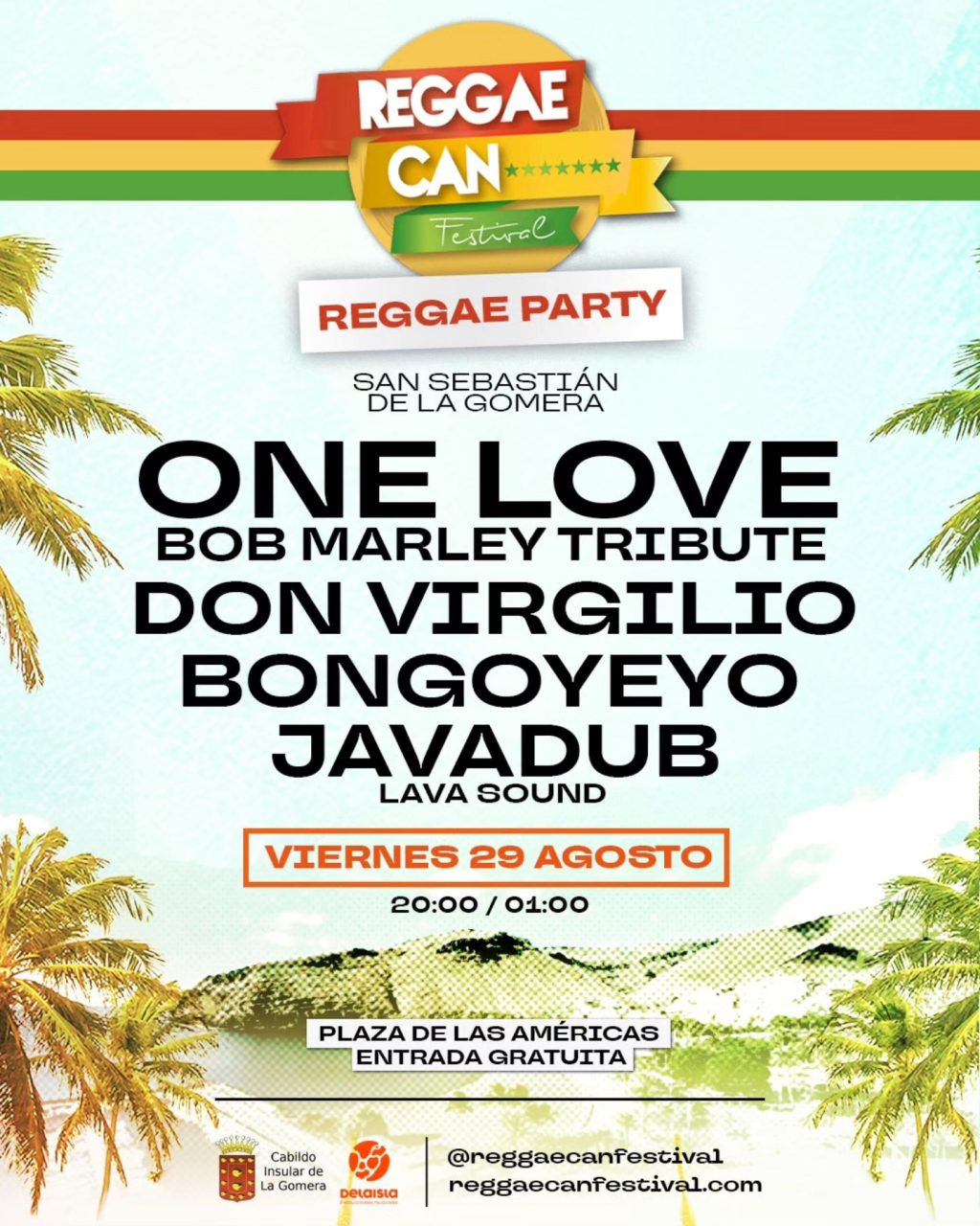 280825 Cartel Reggae Can Festival en La Gomera 2025