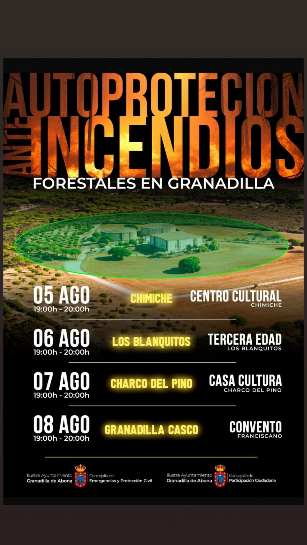 Cartel Prevención de Incendios