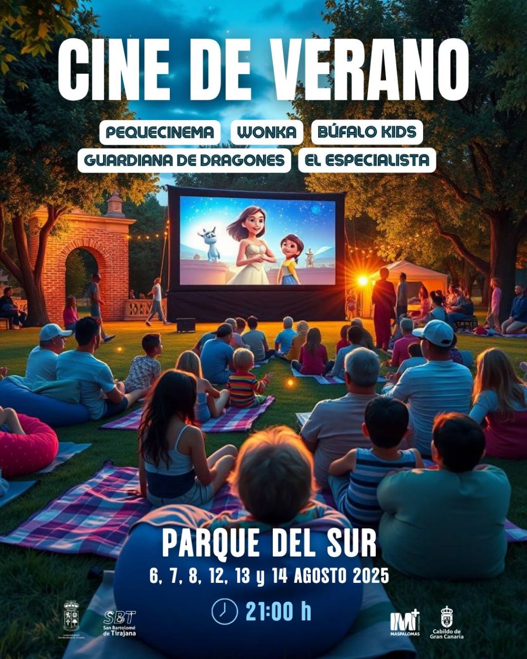 Cartel promocional del Cine de Verano