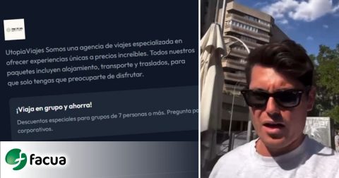 Facua denuncia ante la Fiscalía a una agencia de viajes anunciada por Vito Quiles