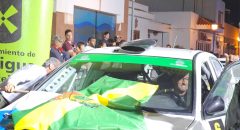 Resuenan los motores a punto de tomar salida en el XXX Rally de Antigua