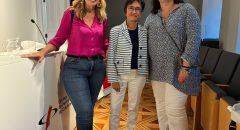 2. de izda a dcha, Isabel Guerra, Lorena López de Lacalle (ALE) y Celeste López. 10 septiembre 2025