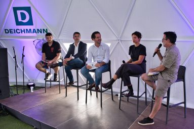 De izda a dcha, Nicolás López, Alexis Robles, Angel Pablo Montañés Ríos y Carlos UIises Salazar. Phe Festival 2025 - Alejandro Amador