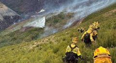 Estabilizado el incendio de Carballeda de Valdeorras (Ourense) con 850 hectáreas afectadas