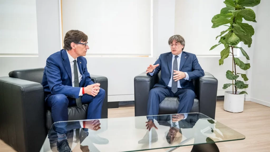 Illa ve su primera reunión con Puigdemont