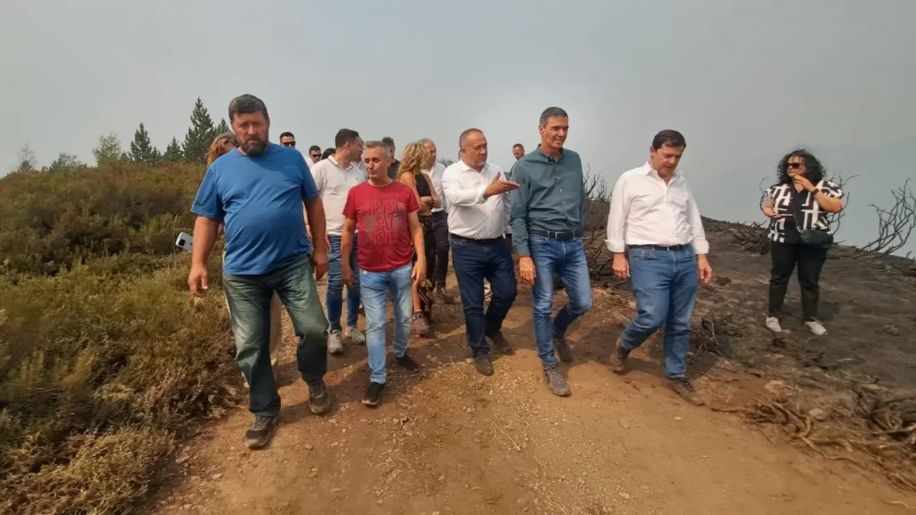 Pedro Sánchez visita hoy una base de extinción de incendios en Tabuyo del Monte (León)