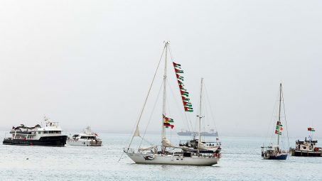 Una embarcación de la Flotilla Sumud rumbo a Gaza denuncia un ataque en el puerto de Túnez